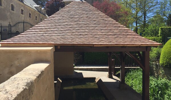 Le lavoir après